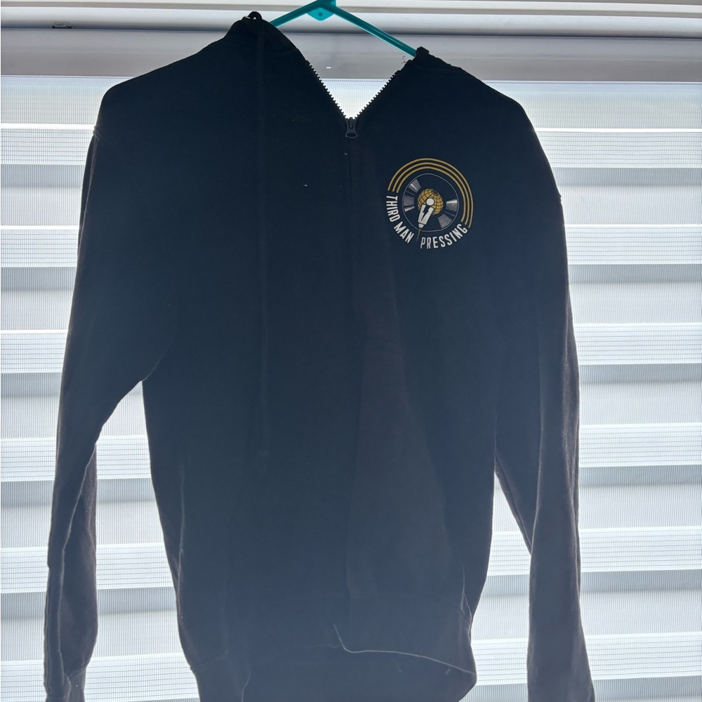Third Man Pressing Black Zip-Up Hoodie